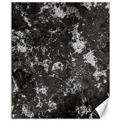 Dark Marble Camouflage Texture Print Canvas 8  X 10  by dflcprintsclothing