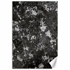 Dark Marble Camouflage Texture Print Canvas 24  X 36  by dflcprintsclothing