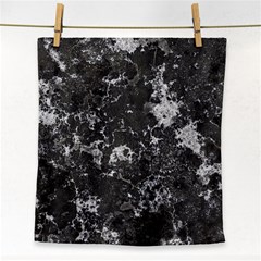 Dark Marble Camouflage Texture Print Face Towel