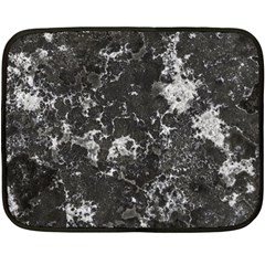 Dark Marble Camouflage Texture Print Fleece Blanket (mini) by dflcprintsclothing