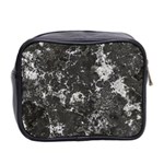 Dark Marble Camouflage Texture Print Mini Toiletries Bag (Two Sides) Back