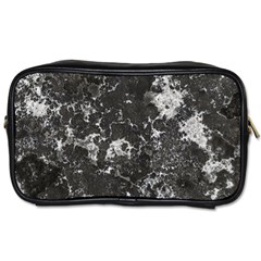 Dark Marble Camouflage Texture Print Toiletries Bag (one Side) by dflcprintsclothing