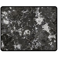 Dark Marble Camouflage Texture Print Fleece Blanket (medium) 