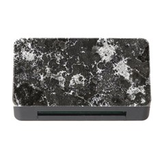 Dark Marble Camouflage Texture Print Memory Card Reader With Cf