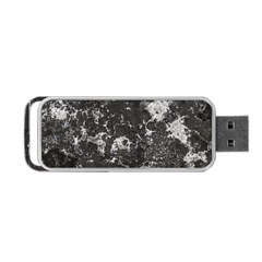 Dark Marble Camouflage Texture Print Portable Usb Flash (one Side) by dflcprintsclothing