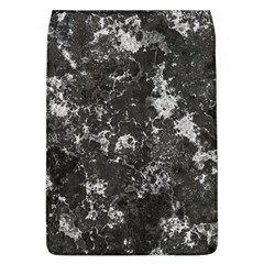 Dark Marble Camouflage Texture Print Removable Flap Cover (l) by dflcprintsclothing