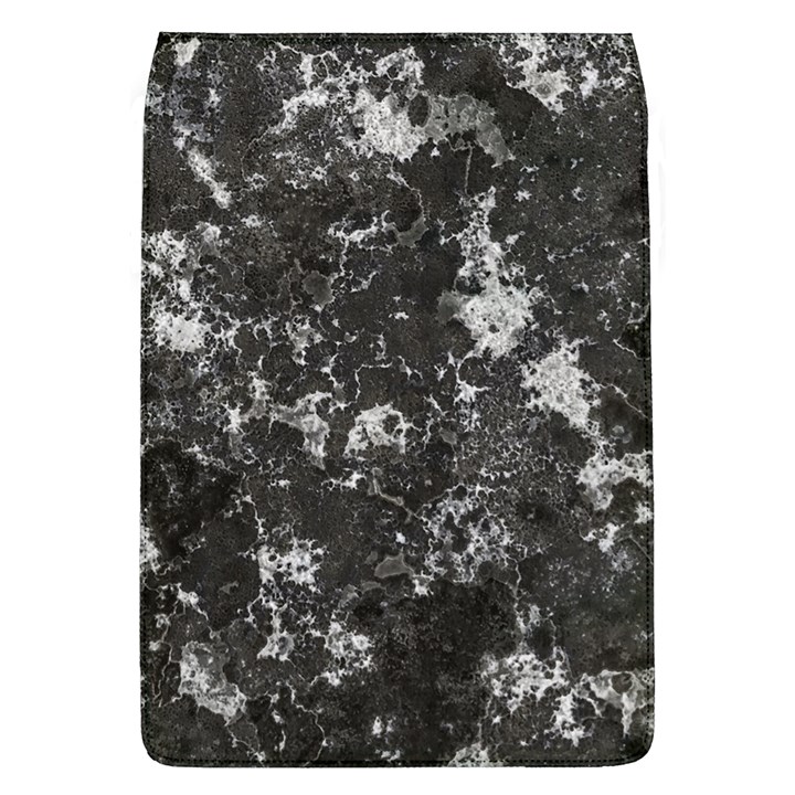 Dark Marble Camouflage Texture Print Removable Flap Cover (L)