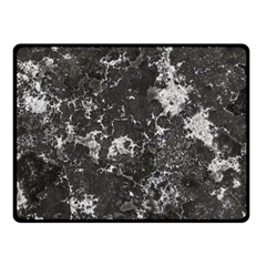 Dark Marble Camouflage Texture Print Double Sided Fleece Blanket (small)  by dflcprintsclothing