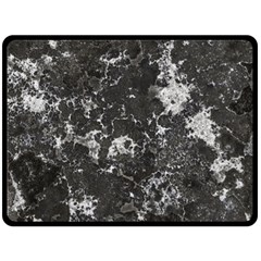 Dark Marble Camouflage Texture Print Double Sided Fleece Blanket (large)  by dflcprintsclothing