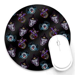 Halloween Fun! Round Mousepads by Mezalola