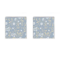 Folk Flowers Pattern Floral Surface Design Seamless Pattern Cufflinks (square) by Eskimos