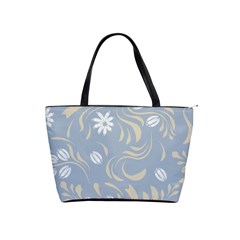 Folk Flowers Pattern Floral Surface Design Seamless Pattern Classic Shoulder Handbag by Eskimos