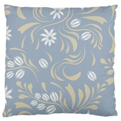 Folk Flowers Pattern Floral Surface Design Seamless Pattern Large Cushion Case (one Side) by Eskimos