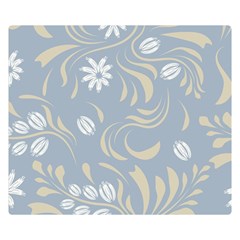 Folk Flowers Pattern Floral Surface Design Seamless Pattern Double Sided Flano Blanket (small)  by Eskimos