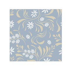 Folk Flowers Pattern Floral Surface Design Seamless Pattern Small Satin Scarf (square) by Eskimos