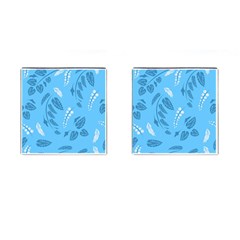 Folk Flowers Pattern Floral Surface Design Seamless Pattern Cufflinks (square) by Eskimos