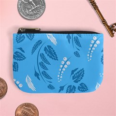 Folk Flowers Pattern Floral Surface Design Seamless Pattern Mini Coin Purse by Eskimos