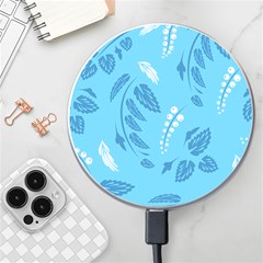 Folk Flowers Pattern Floral Surface Design Seamless Pattern Wireless Charger