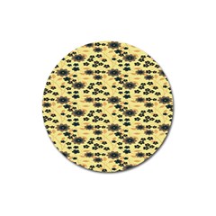 Floral Magnet 3  (round) by Sparkle