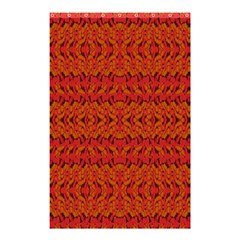 Red Pattern Shower Curtain 48  X 72  (small) 