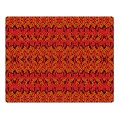 Red Pattern Double Sided Flano Blanket (large)  by Sparkle