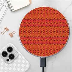 Red Pattern Wireless Charger