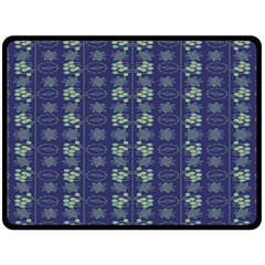 Flowers Pattern Fleece Blanket (large)  by Sparkle