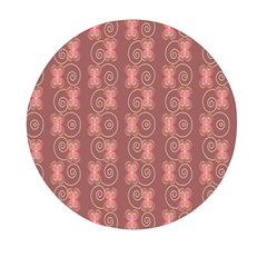 Flowers Pattern Mini Round Pill Box