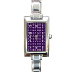 Digital Springs Rectangle Italian Charm Watch Front