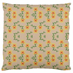 Flowers Pattern Large Cushion Case (one Side) by Sparkle