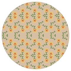 Flowers Pattern Round Trivet by Sparkle