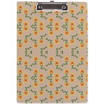 Flowers Pattern A4 Clipboard Front