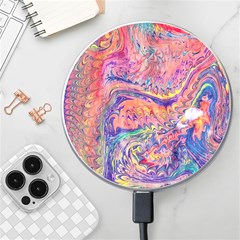 Painted Feathers Wireless Charger