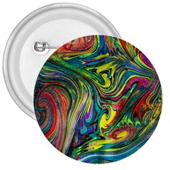 Intricate Painted Swirls 3  Buttons by kaleidomarblingart