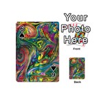 Intricate painted swirls Playing Cards 54 Designs (Mini) Front - Spade6