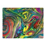 Intricate painted swirls Double Sided Flano Blanket (Mini)  35 x27  Blanket Front