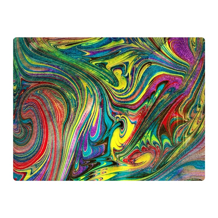 Intricate painted swirls Double Sided Flano Blanket (Mini) 