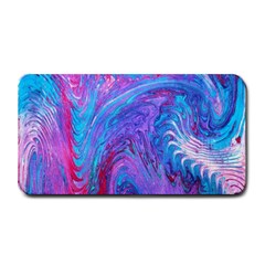 Blue on violet feathers Medium Bar Mats