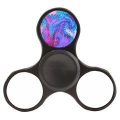 Blue on violet feathers Finger Spinner