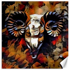 The Horned One Ii Canvas 20  X 20  by karstenhamre