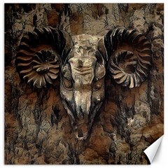 The Horned One Iii Canvas 16  X 16  by karstenhamre