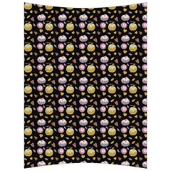 Shiny Pumpkins On Black Background Back Support Cushion by SychEva