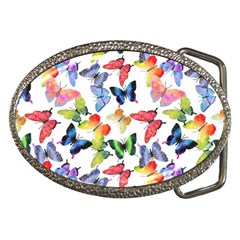 Bright Butterflies Circle In The Air Belt Buckles by SychEva