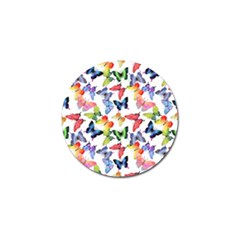 Bright Butterflies Circle In The Air Golf Ball Marker (10 Pack) by SychEva