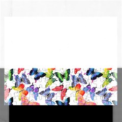 Bright Butterflies Circle In The Air Rectangular Jigsaw Puzzl by SychEva