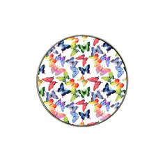 Bright Butterflies Circle In The Air Hat Clip Ball Marker (10 Pack) by SychEva