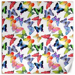 Bright Butterflies Circle In The Air Canvas 20  X 20  by SychEva