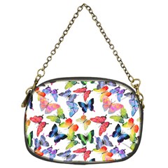 Bright Butterflies Circle In The Air Chain Purse (one Side) by SychEva