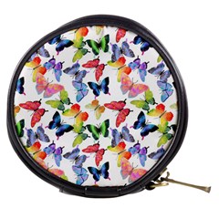 Bright Butterflies Circle In The Air Mini Makeup Bag by SychEva