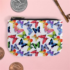 Bright Butterflies Circle In The Air Mini Coin Purse by SychEva